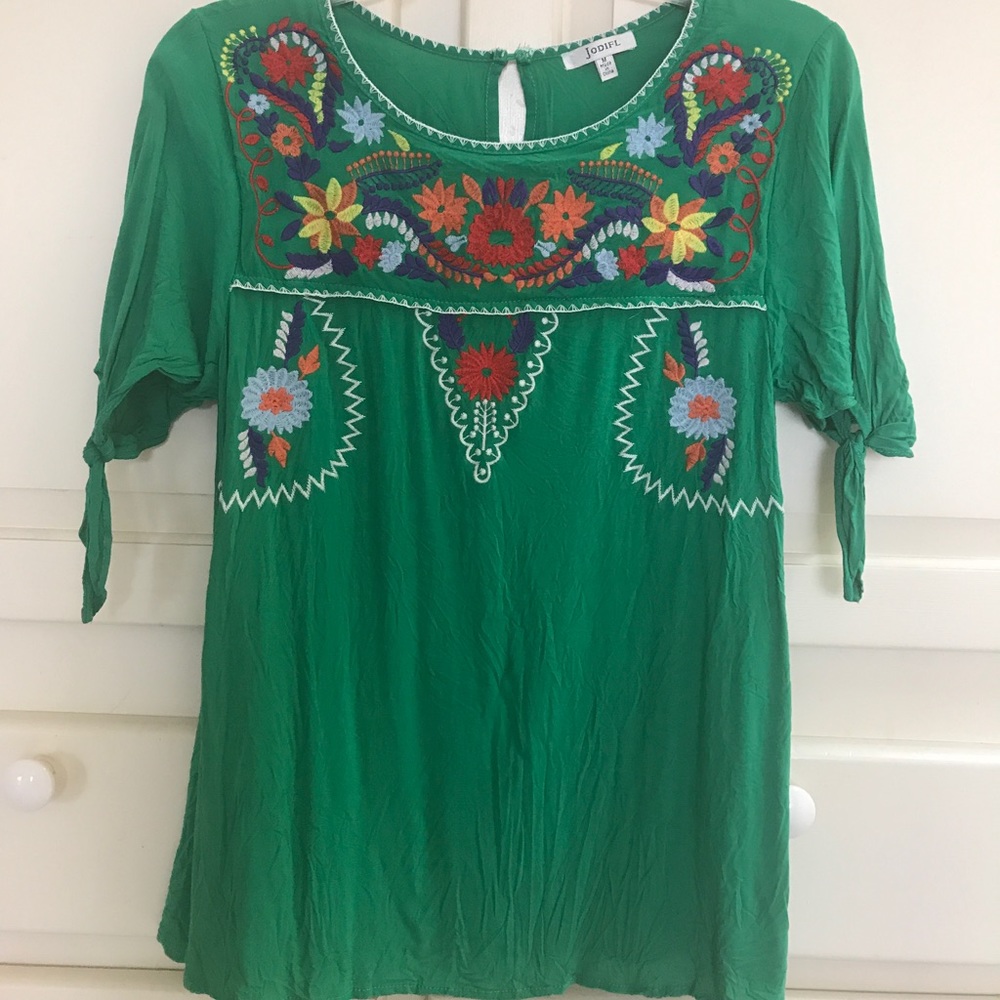Emerald Fiesta Top